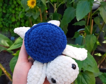 blue turtle shell plush