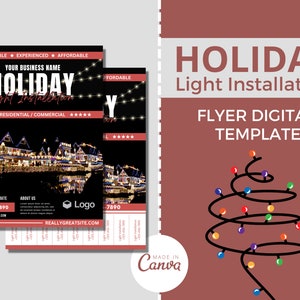 Holiday Light Installation Flyer 01 - Christmas Light Hanging ...