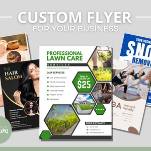 Custom flyer | Canva flyer | Flyer Design | Small business | Canva Template | Custom Designs | Marketing Flyer | Business  Flyer | Flyer