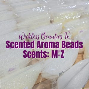 Scented Aroma Beads / Pre- Scented Aroma Beads / Premium Scented Aroma Beads / Car Freshie Beads / Car Freshies / Gift / Valentines Day Love