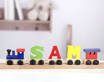 Personalisierter Namenszug aus Holz | Taufgeschenk, Geburtstagsgeschenk