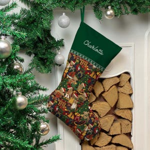 Calza di Natale personalizzata - Design Tre Orsetti (Grande)