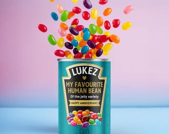 Anniversary Gift - Fave Human Bean - Personalised Sweets