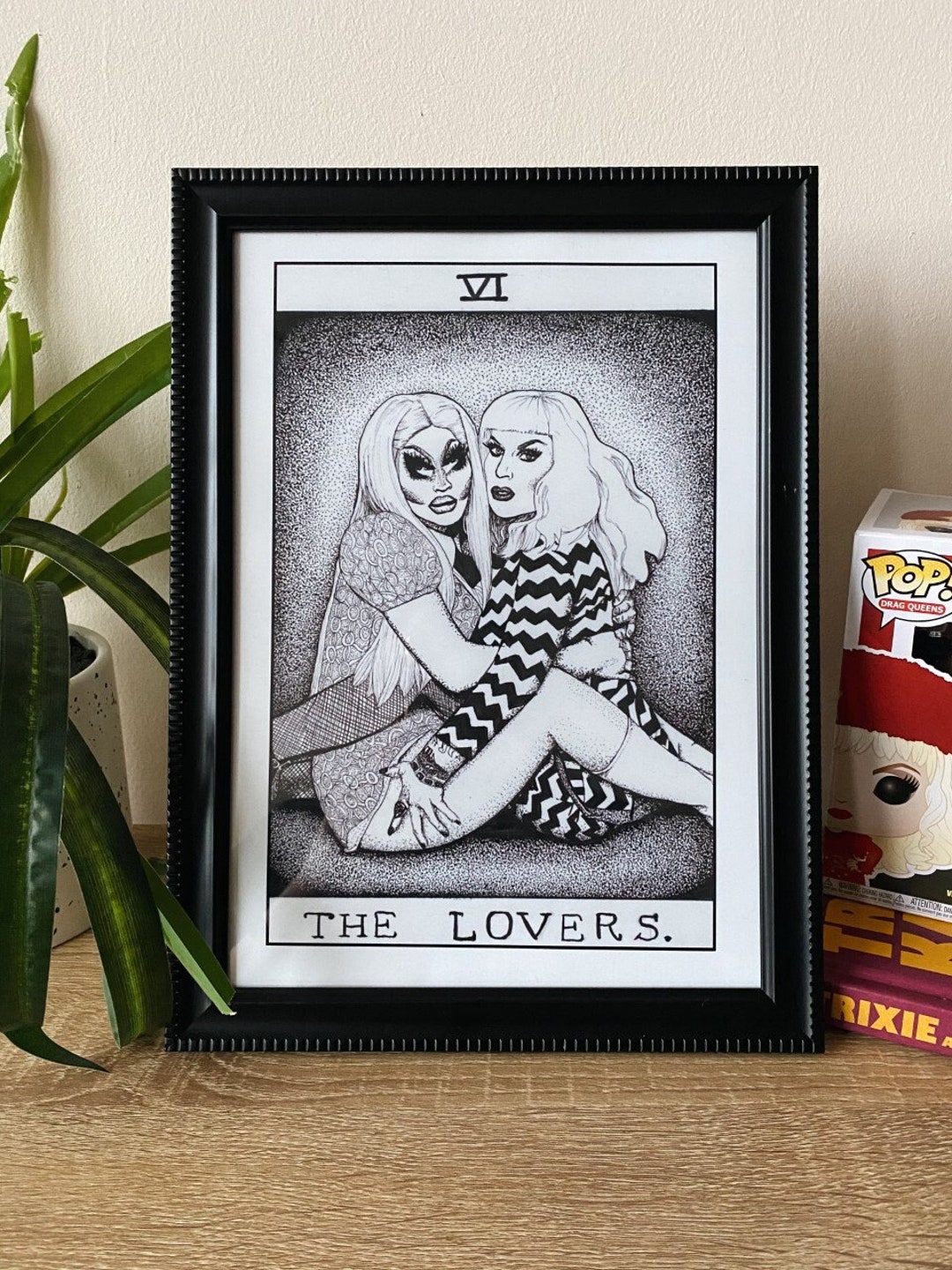 Trixie & Katya Tarot Print - Etsy