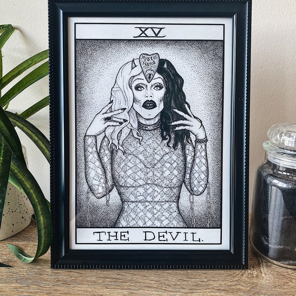 Sharon Needles Tarot Print