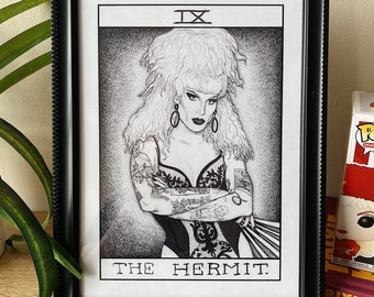 Katya Zamolodchikova Tarot Print
