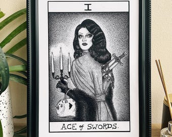 Lámina de tarot de Kate Butch