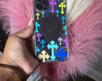 iPhone case with crosses and mirror!