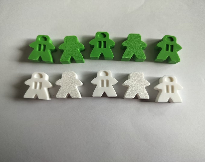 10 meeple astronaut board game game figure space man 3d printed