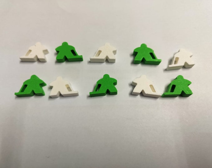 10 meeple farmer metal detector board game game figure 3d printed