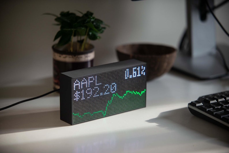 Physical Real-time Stock Ticker Display
