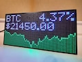 Crypto Ticker Stocks Forex LIVE Price WiFi LED Display product logo