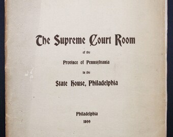 1899 Geschmack des Obersten Bundesgerichtshofs in Pennsylvania