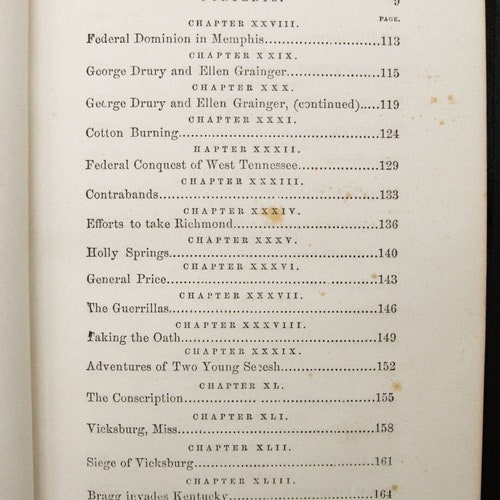 1864 Civil War Chronicles Of The outlet Great Rebellion Antique Causes Confederate Csa