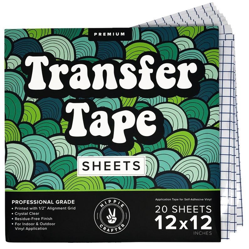Transfer Paper Sheets for Vinyl 20 Pieces Clear 12x Etsy