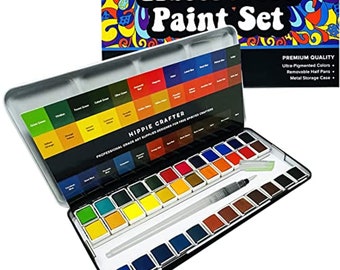 Professional Watercolor Paint Set of 36 Water Colors High Quality for Adults