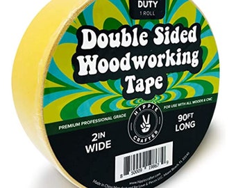 Double Stick Tape for Woodworking - 2 inch Wide Wood Tape Double Sided for Woodworkers - 90FT x 2"