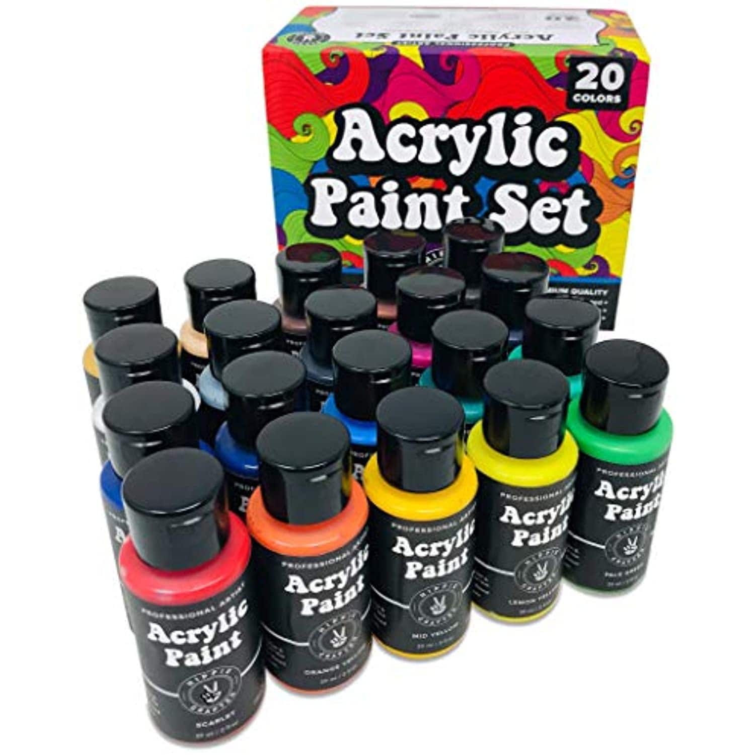 Apple Barrel 12 Pack Matte Finish Multi Color Acrylic Paint Value
