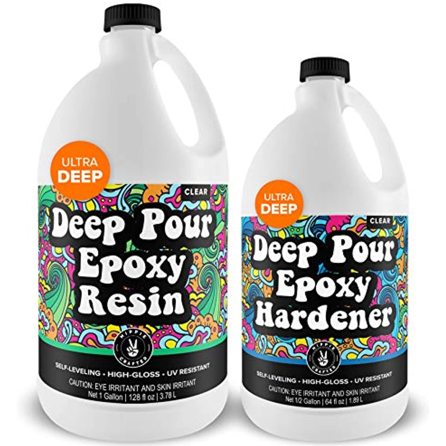 Deep Pour Epoxy Resin for River Table, 1.5 Gallon 5.7 L, 4'' DEEP Pour
