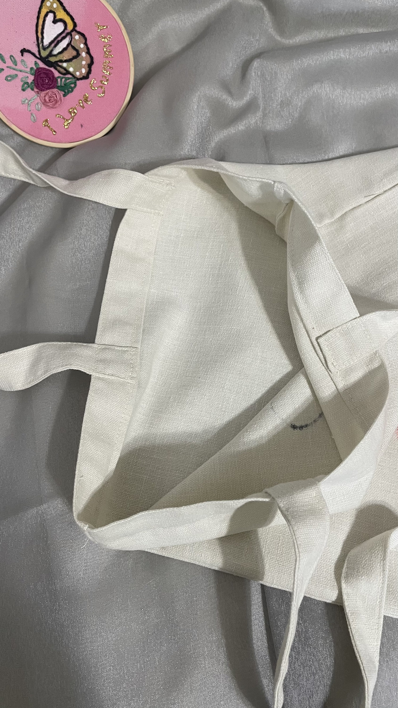 Tote Bagcherry Tote Bag Creamy Color Tote Bag - Etsy