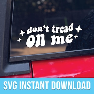 No me pises SVG / En mi época ondulada / Calcomanía / Pegatina / Descarga digital / Archivo de corte / Archivo SVG para Cricut