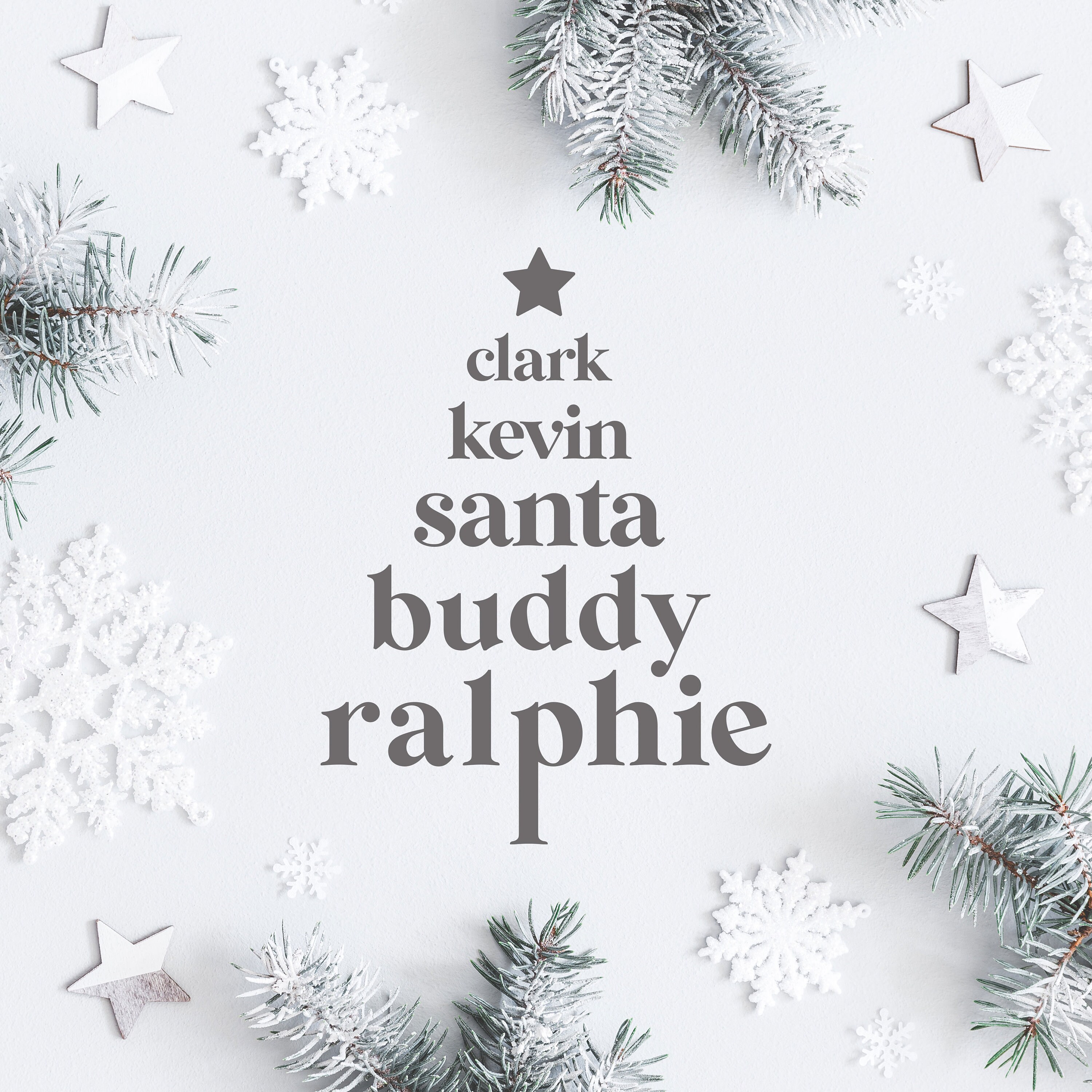 Christmas Tree Movie Favorites Digital Download Cut File Etsy