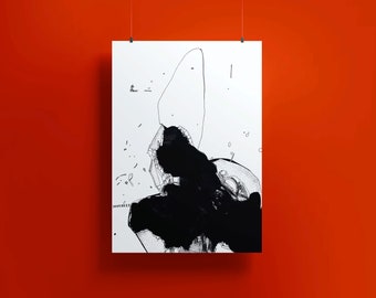 Fine Art Print, Kunst Druck, Illustration DIN A4 und DIN A3" Light Dark"