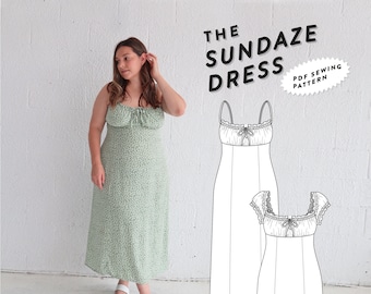 SUNDAZE DRESS - pdf sewing pattern