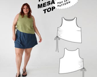 The Mesa Top - PDF Sewing Pattern