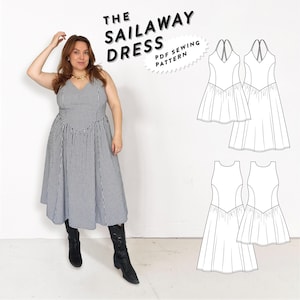 The Sailaway dress - PDF sewing pattern
