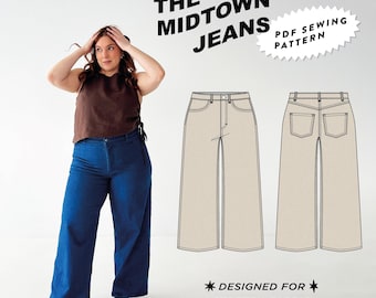 The Midtown Jeans (stretch) – pdf pattern