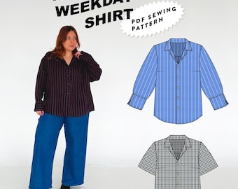 The Weekday Shirt– pdf pattern