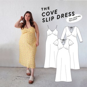 The Cove Slip dress - PDF PATTERN