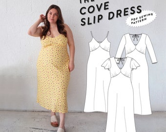 The Cove Slip dress - PDF PATTERN
