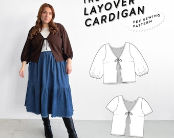 The Layover cardigan – pdf pattern