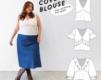 The Cove blouse – pdf pattern
