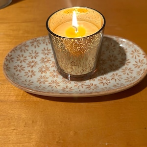 Beeswax candle/ Pumpkin pie candle/ Lavender lemongrass bergamot candle/ organic beeswax candle