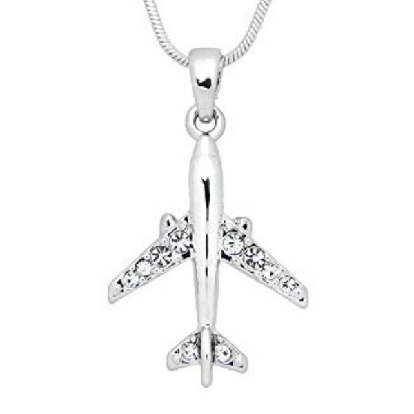 Airplane Necklace Etsy