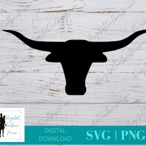 Longhorn SVG, Texas Longhorn SVG, Horn svg, Texas svg, Cut File Cricut, Silhouette