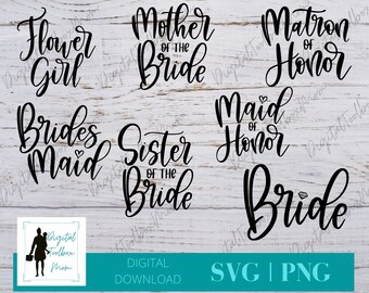 Bruidsfeest Svg, Bruiloft SVG, Bachelorette Svg, Bruidsdouche Svg, Svg Bestanden voor Cricut, Silhouette Files, SVGsmaid