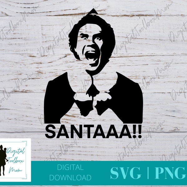 Elf Santa Svg, Buddy The Elf SVG, Elf Svg, Santaaa Svg, Christmas Svg, Svg Files for Cricut, Silhouette Files, SVG