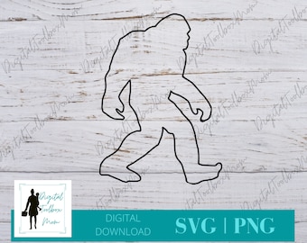 Bigfoot Svg, Big Foot SVG, Sasquatch Svg, Svg Files for Cricut, Silhouette Files, SVG