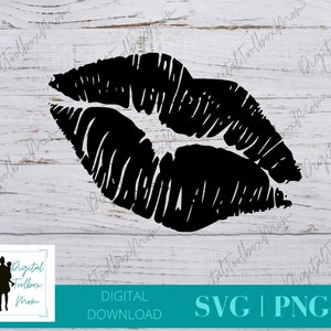 Lips Svg, Valentines Day SVG, Valentine SVG, Lipstick Svg, Svg Files for Cricut, Silhouette Files, SVG