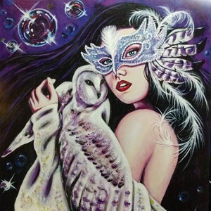 Masquerade art print
