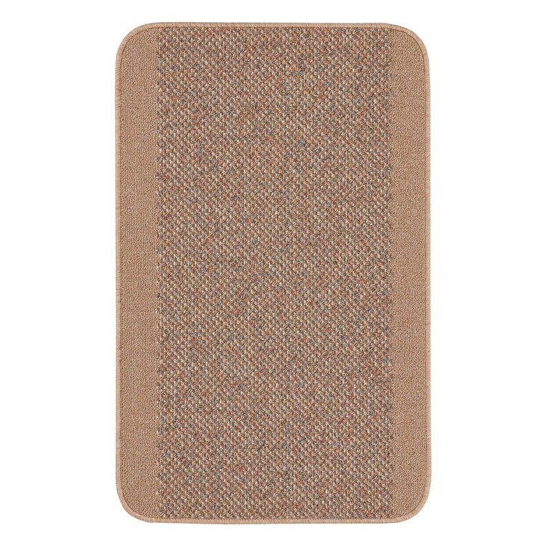 Machine Washable Indoor Rug & Mat and Runners in Beige for Kitchen