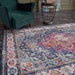 AREA RUGS LIVING Room Bedroom Vintage Soft Short Pile Bordered Classic Oriental Traditional Design Persian Moroccan Boho Carpet 