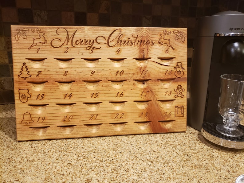 Nespresso Christmas Advent Calendar Coffee Capsule/pod Holder