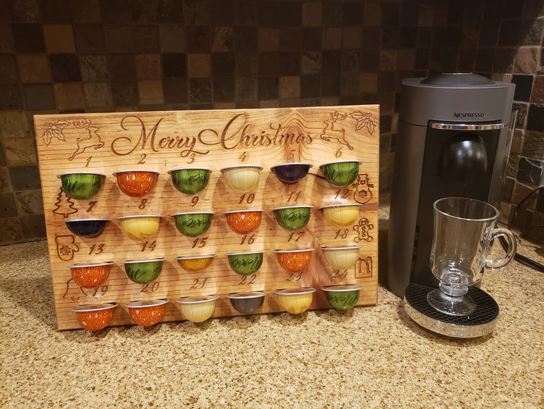 Nespresso Christmas Advent Calendar Coffee Capsule/pod Holder