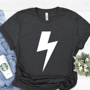 Thunder Shirt,Lightning Bolt T-Shirt, Lightning Thunder Shirt, Flash T-Shirts, Lightning Lover Tops, Storm Tee, Lightning Lover Tshirt, Gift