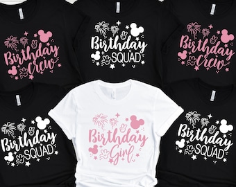 Disney Birthday Shirt,Disney Birthday Girl Shirt,Birthday Boy,Disney Shirt,Birthday Squad Shirt,Birthday Shirt,Birthday Crew Shirt,BdayParty